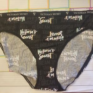 Victoria's Secret high leg logo brief